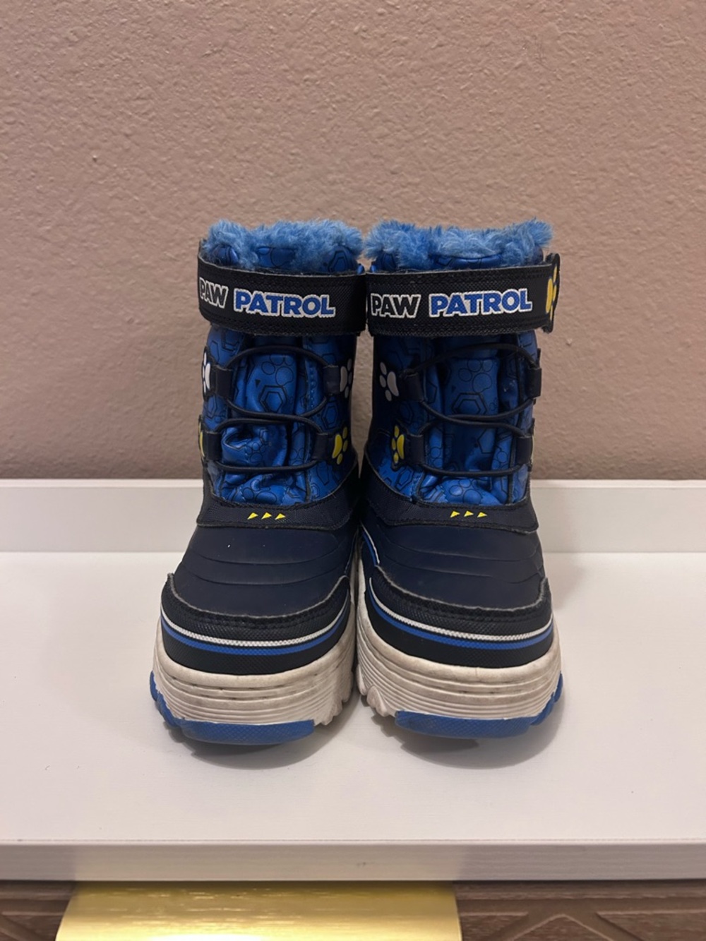 Nickelodeon Paw Patrol Blue and Black Kids Snow Boots